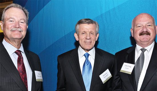 Marsh & McLennan’s Brian Dupereault, Snap-on’s Nick Pinchuk, EnerSys’ John Craig