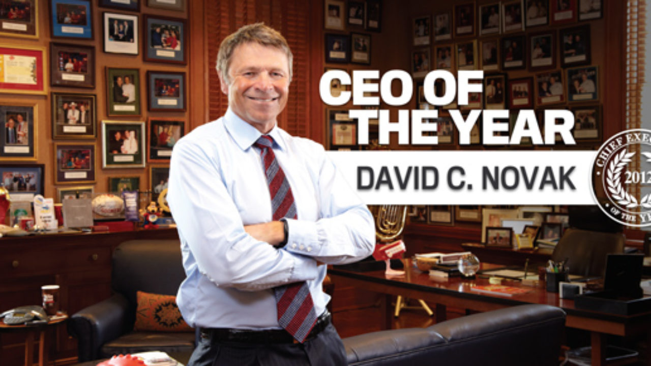 CEO of the Year David Novak: The Recognition Leader