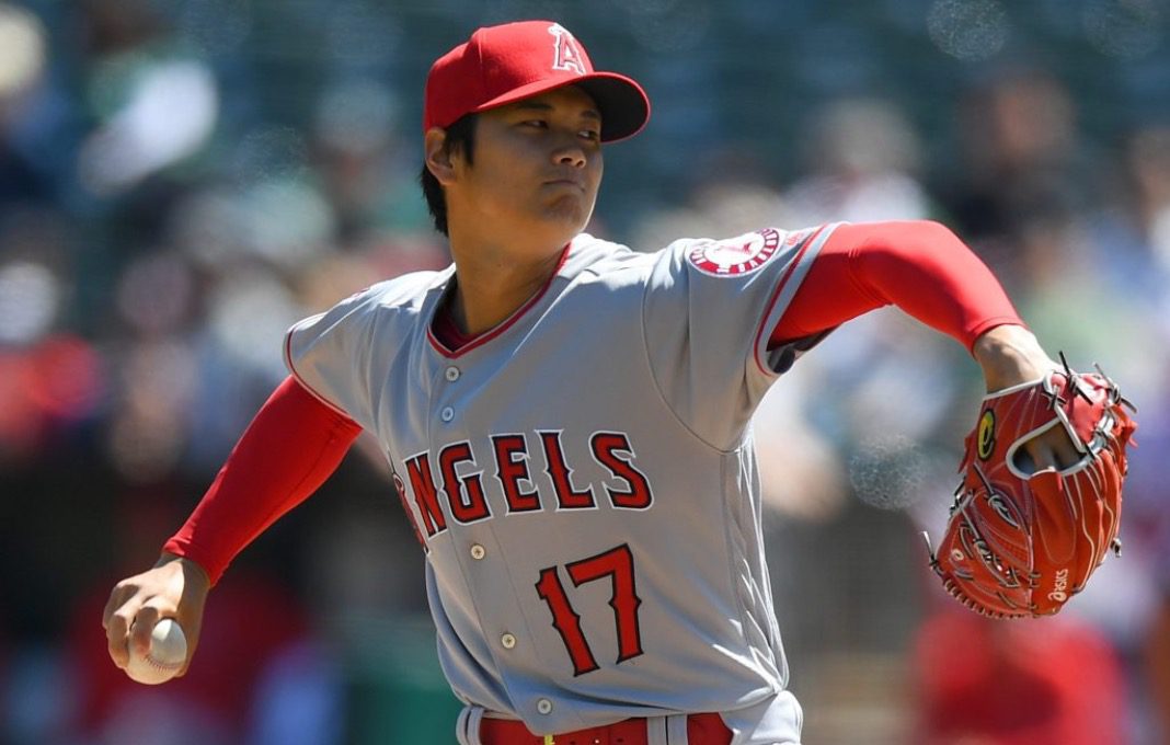 Shohei Ohtani pitching