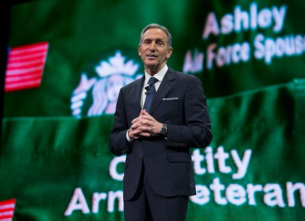 Starbucks founder and CEO Howard Schultz 