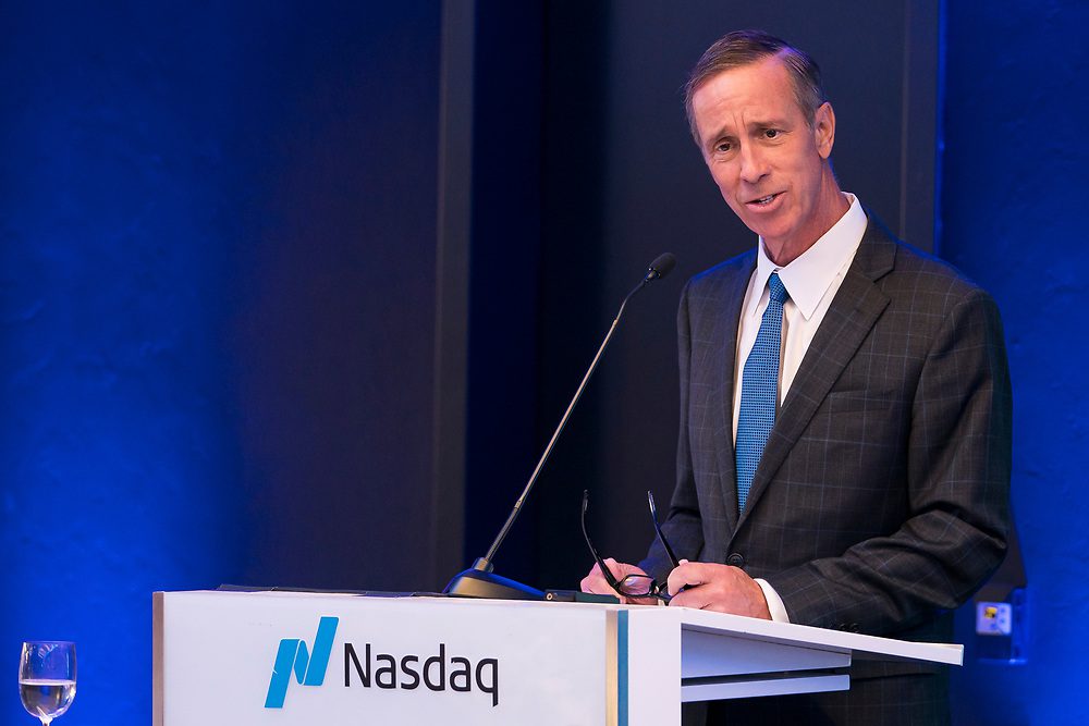 At a gala dinner at the Nasdaq Marketsite in New York on July 25, Marriott CEO Arne Sorenson was honored as our 2019 Chief Executive of the Year.