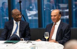 Ken Frazier and Farooq Kathwari talk about making decisions in uncertain times