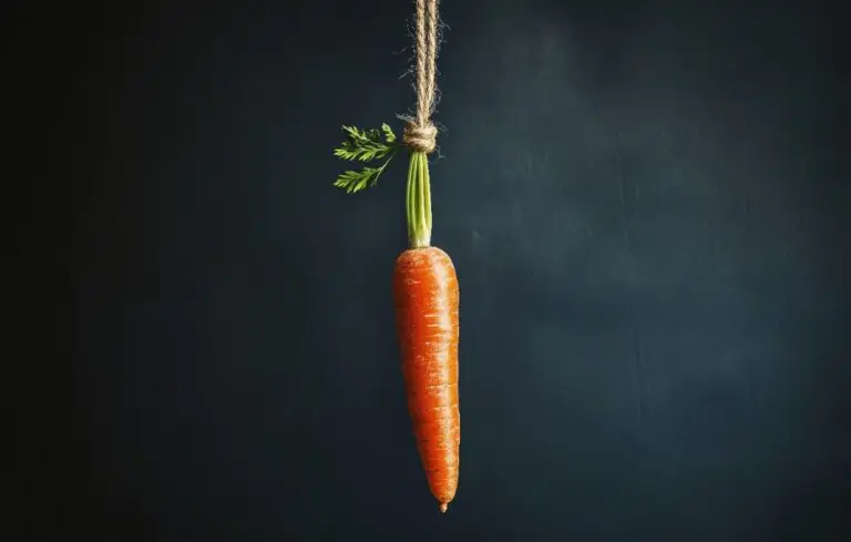Dangling carrot