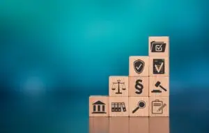 Stack of blocks with symbols on them