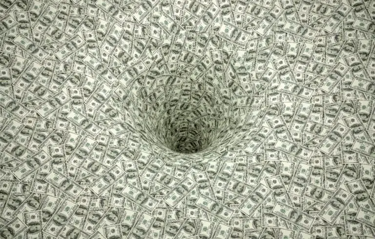 black hole money pit, 3D Rendering