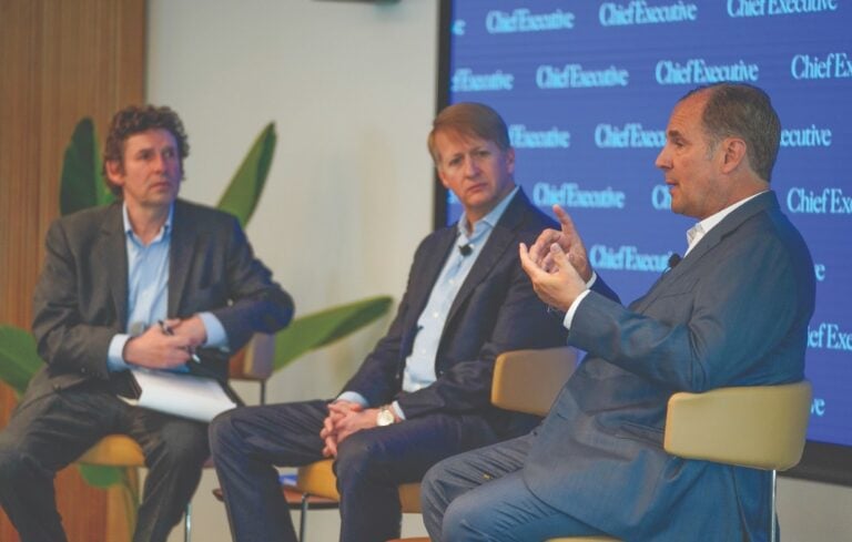 CEG’s Dan Bigman, CEG with Marriott’s David Marriott and Anthony Capuano