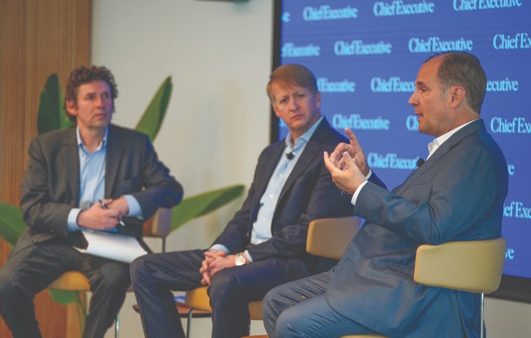 CEG’s Dan Bigman, CEG with Marriott’s David Marriott and Anthony Capuano